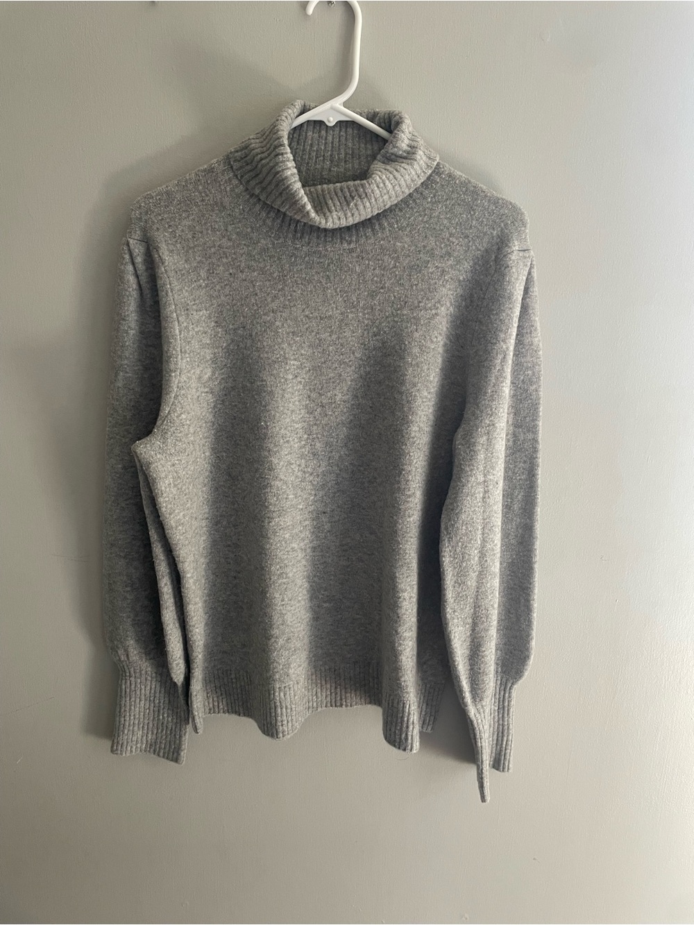 J.Crew Gray Soft Knit Turtleneck‎ Sweater Women’s Large